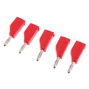 5Pieces 4mm Banana Plug For Test Probes Instrument Meter Connector Red