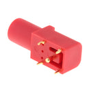 Nickel Plated Banana Female Jack Panel Mount Socket Adapter for 4mm Banana Plugs 1000V, Red