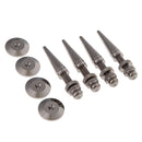 Set of 4 Pure Copper Speaker Spikes Feet Base Cones Floor Stand Protectors - Gray