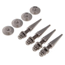 Set of 4 Pure Copper Speaker Spikes Feet Base Cones Floor Stand Protectors - Gray