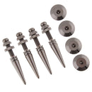 Set of 4 Pure Copper Speaker Spikes Feet Base Cones Floor Stand Protectors - Gray