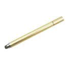 2 In 1 High Precision Capacitive Touch Screen Disc Stylus Pen For Tablets Gold