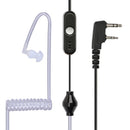Walkie Talkies Earpieces (10 Packs) for Baofeng UV-5R BF-888S H-777 Kenwood PUXING with 2 Pins Acoustic Tube Headset with Mic