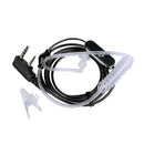 Walkie Talkies Earpieces (10 Packs) for Baofeng UV-5R BF-888S H-777 Kenwood PUXING with 2 Pins Acoustic Tube Headset with Mic