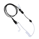 Walkie Talkies Earpieces (10 Packs) for Baofeng UV-5R BF-888S H-777 Kenwood PUXING with 2 Pins Acoustic Tube Headset with Mic