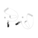 2X Snap On Replacement Acoustic Tube for Two-Way Radio Audio Headset Kit (2 Pack)