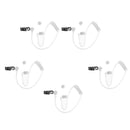 5Pieces Replacement Acoustic Coil Tube for Motorola Kenwood Two Way Radio Earpiece