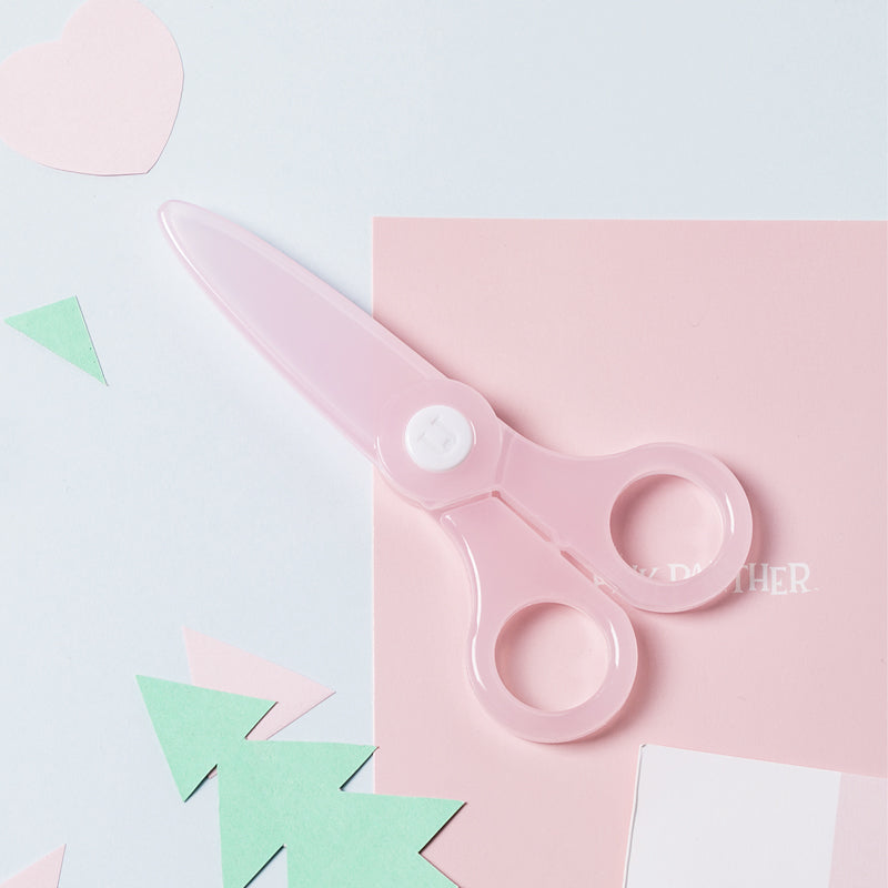 Jordan&Judy JJ-YD0013 1 PCS Mini Scissors Round Head Plastic Children Safety Scissors Student Kids Paper Cutting Minions Supplies for Kindergarten School