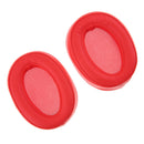 1 Pair Earpads Cushions Covers Replacement for Sony MDR-100ABN Headset Red