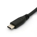 USB3.1 Type-C to USB 3.0 Micro B Cable Connector For Hard Drive Black 30cm