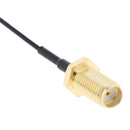 4 Pieces SMA Female to UFL RF Coaxial Cable Pigtail Adapter Connector for Mini