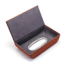 Microfiber Leather Luminous Car Temporary Parking Number Card Tissue Box Paper Holder Case