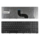 Spanish Layout Replacement Laptop Keyboard Glossy Black Frame for ACER Aspire
