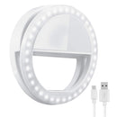 Adjustable LED Selfie  Light Lamp For Video Ultra-light USB Recharging
