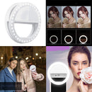 Adjustable LED Selfie  Light Lamp For Video Ultra-light USB Recharging