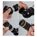 Telescope Lens 1.25" 45 Degree Optical Erecting Prism Diagonal Adapter