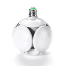 E27 40W 6500K Football Shape UFO LED Garage Light Bulb Deformable Ceiling Fixture Shop Workshop Lamp AC85-265V