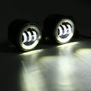 2Pcs 4'' 30W 6LED 6000K 1500LM 10-32V IP67 Round LED Headlights Fog Light Driving Lamps Hi/Low Beam DRL For Jeep Wrangler