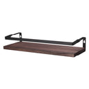 2PCS Wall Shelf Floating Wood Storage Shelf Rack Storage Kitchen Bathroom