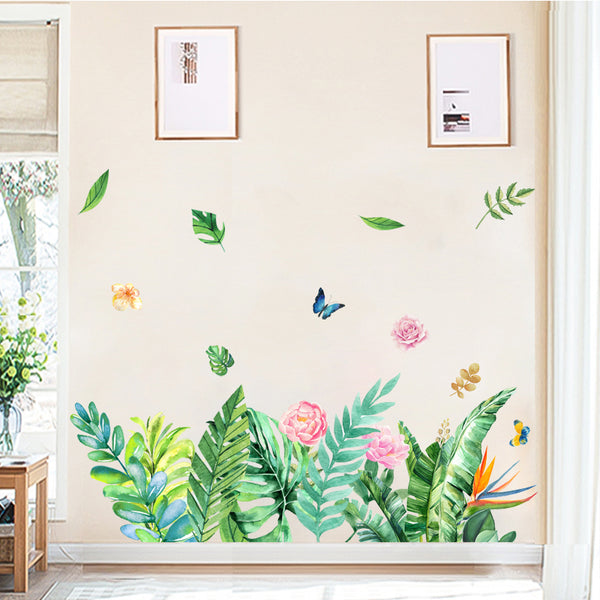 Miico FX64040 Flower Wall Stickers Children's Room Kindergarten Living Room Bedroom Wall Sticker DIY Sticker