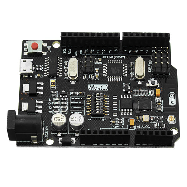 Geekcreit UNO+WiFi R3 ATmega328P+ESP8266 32Mb Memory USB-TTL CH340G Module