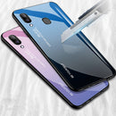 Bakeey Shockproof Anti-Fingerprint Tempered Glass Protective Case for Samsung Galaxy A40 2019