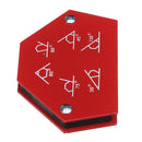 Drillpro 25/50/75LBS Magnetic Welding Locator Holder Hex Located Horn Clamp Welding Magnetic Angle Arrow Holder