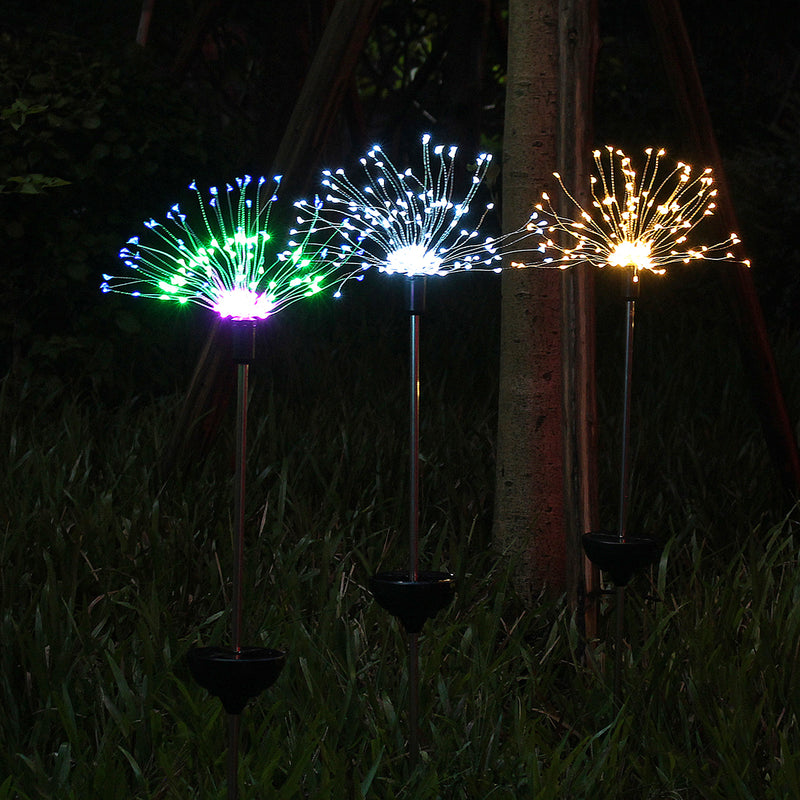 Solar Firework String Light 90/120/150 LED Lamp Outdoor Garden Party Decoration