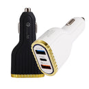 Quick Charge Dual USB Type-C PD Car Charger For Smartphone Tablet