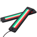 2Pcs Flexible 3 Colors Car Auto COB LED Strip Daytime Running Driving Light DRL 480LM