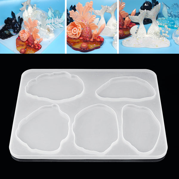 Agate Resin Casting Mold Silicone Making Epoxy Mould Craft DIY Clay Tool