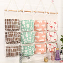 3 Grids Wall Hanging Storage Bag Organizer Toys Container Decor Pocket Pouch Desktop Organizer