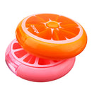 7 Slots Round Storage Tool Box Screw Nut Orange Pink Color Box
