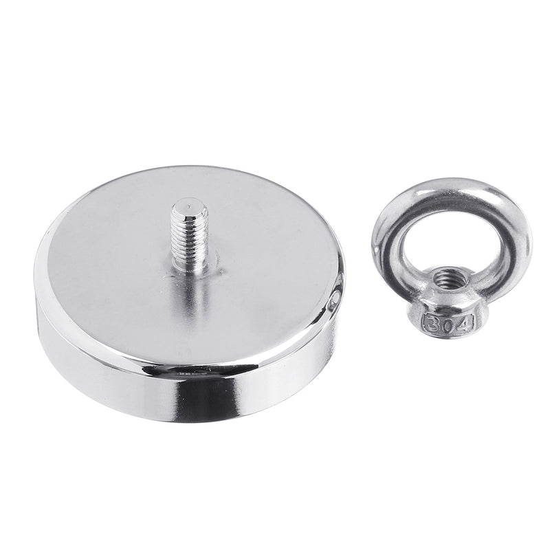 200KG D67mm Neodymium Magnet Fishing Metal Treasure Hunting Search 10m Rope