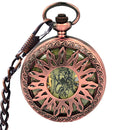 JIJIA JX003 Hot Wheels Hollow Case Mechanical Pocket Watch