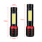 XANES T6+COB 5Modes Zoomable USB Rechargeable LED Flashlight Outdoor 18650 Flashlight