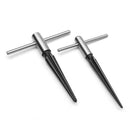 2pcs 1/8-1/2 Inch And 5/32-7/8 Inch Bridge Hole Tapered Hand Held Reamer Set