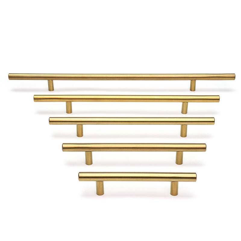 12mm Diameter Stainless Steel T Bar Handles Kitchen Cupboard Drawer Door Handles