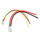 10pcs Mini Digital Voltmeter Ammeter DC 100V 10A Panel Amp Volt Voltage Current Meter Tester 0.56" Red Red Dual LED Display