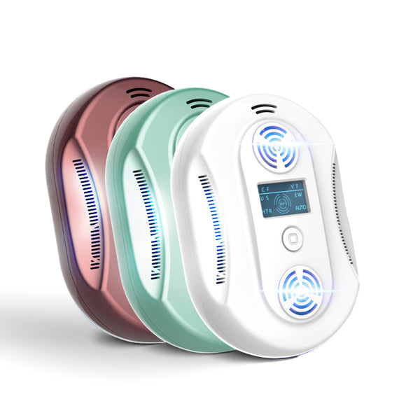 Minleaf HJS-602 Ultrasonic Electronic Pest Repeller Humane Poison-Free with Flash Light Animal Repeller Pest Control for Insect Rodent Mouse Rat