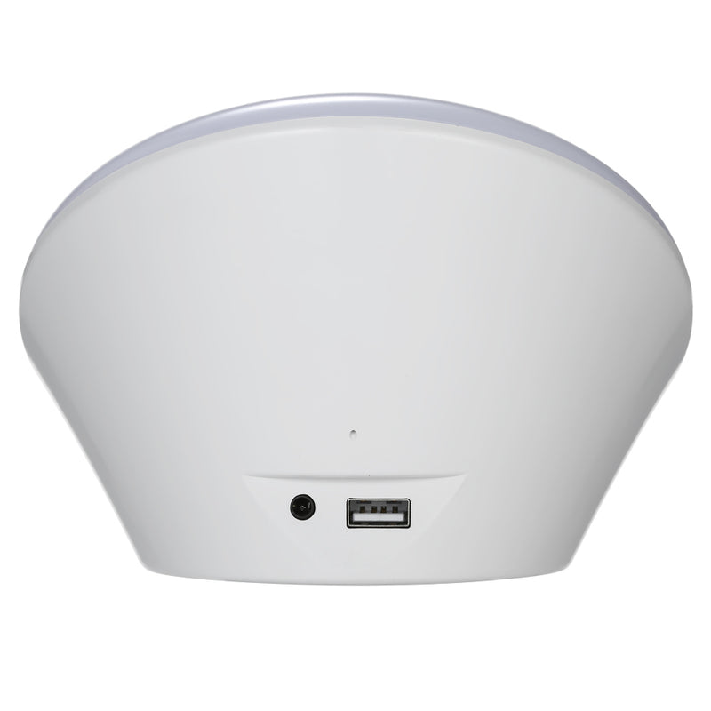 TS - S23 LED Display Digital Thermometer Hygrometer With Desk Table Clock USB Power RGB Light LED Alarm Clock Snooze Function