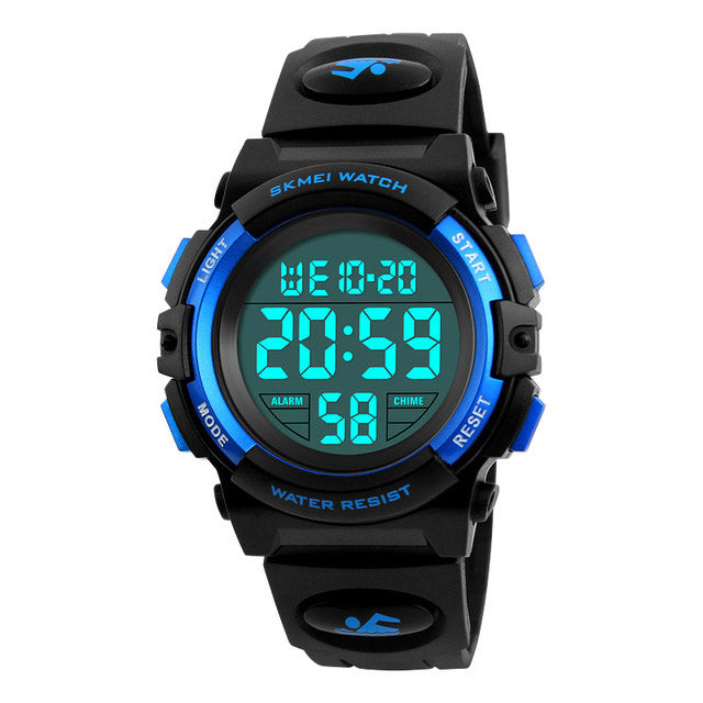 SKMEI 1266 Children Watch Outdoor Sport Fashion Multifunction Chronograph Waterproof Digital Watch