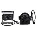 Truck Bus Van Car 4Pin 18LED CCD Heavy Duty Rear Backup Side Car Rear View Camera