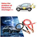 DANIU 2Pcs 15A Banana Plug to 80mm Car Battery Clip Clamp Power Alligator Clips Cable