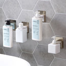 Wall Mounted Magic Sticky Shampoo Hook Shower Hand Soap Bottle Hanging Holder Bathroom Hanger Access