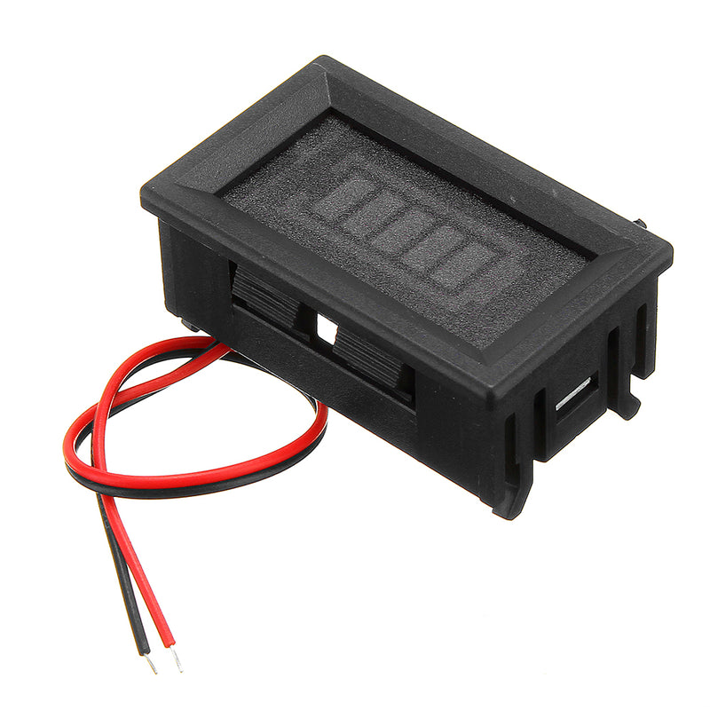 5pcs 12V Lead-acid Battery Capacity Indicator Power Measurement Instrument Tester With LED Display