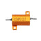 10pcs RX24 10W 1R 1RJ Metal Aluminum Case High Power Resistor Golden Metal Shell Case Heatsink Resistance Resistor