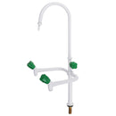 ABS Laboratory Water Tap Three Ports 360 Rotation Mixer Tap Lab Faucet Elbow Medical Three-Head Faucet Water Mixer Tap