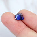 Royal Tanzanite Blue Sapphire 10x10mm 6.46ct Heart Faceted Cut Loose Gemstone Decorations
