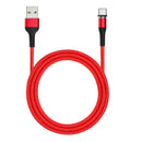 USAMS US-SJ334 U29 Type C LED Magnetic Braided Fast Charging Cable 1M For Tablet Smartphone